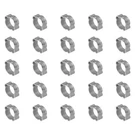 Patikil 25 Pack 11-13MM Double Ear Hose Clamp, 304 Stainless Steel. Fixed Price $18.14.