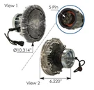 Fan Clutch Electric Mack Part# 376791191, 25174085, 20492501, 810.62191. Fixed Price $971.24.