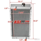 2040996 4ROWS Radiator For Caterpillar E320C 3066 Eng 204-0996. Fixed Price $599.00.