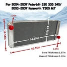 Radiator Fits 2004-07 Peterbilt 330 335 340 2003-07 Kenworth T300 M/t Aluminum. Fixed Price $204.00.