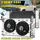 3 Row Radiator W/shroud Fan For 1999-2014 Chevy Silverado Gmc Yukon XL1500 Tahoe. Fixed Price $299.00.