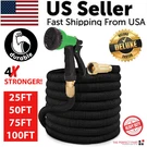 4X Stronger Deluxe Expandable Flexible Garden Hose Water 25, 50, 75, 100FT. Fixed Price $17.49.