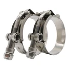2.25" T-bolt Hose O.d. Clamp: 52MM 60MM (2.06" 2.36"), Metallic. Fixed Price $27.58.
