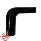 Haturmyko 1.5"-2.5" 90 Degree Silicone Elbow Reducer Hose 7" Leg Black. Fixed Price $20.00.
