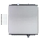 Aluminum Radiator For Kenworth T800 2008-2014 Peterbilt 335 365 367567 N3985001. Fixed Price $612.99.