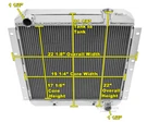 1958-1980 Toyota Land Cruiser All Aluminum 4 Row Core Kr Champion Radiator. Fixed Price $360.48.