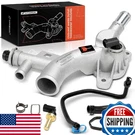 A-premium Upgraded Aluminum Coolant Housing Water Outlet With Inlet Hose & Oil. Fixed Price $57.45.