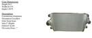 2010-2017 International Prostar Charge Air Cooler 2604296C91 (801-15141). Fixed Price $375.00.