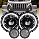Star-up 7'' Led Headlights & Turn Signal For Jeep Wrangler Jk 2007-2018. Fixed Price $99.99.