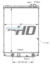 For Hino L Radiator , Us. Fixed Price $1007.04.