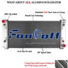 4-ROW Aluminum Radiator For 2003-2007 Gmc Chevy C4500 C5500 C6500 Kodiak Topkick. Fixed Price $329.00.