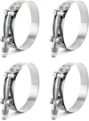 Qwork 3" T-bolt Hose Clamp Stainless Steel, Working Range 83MM-91MM For. Fixed Price $17.40.