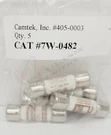 5 Caterpillar 7W-0482, Amp 600V Fast Acting Tube Fuses. Fixed Price $59.99.