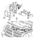 Genuine Mopar Radiator Side Seal 52029058AC. Fixed Price $17.25.