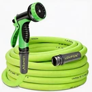 25/50/75/100/150FT Premium 5/8 In Zillagreen Rubber Garden Hose With Spray Gun. Fixed Price $58.99.
