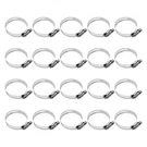 Bwbwnd 20 Pcs Stainless Steel Hose Clamps, Inch To 1"-2". Fixed Price $18.03.