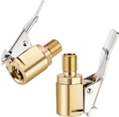 2-PACK Brass Tire Air Chuck, Locking Quick Connect Inflator Hose Adapter, No Lea. Fixed Price $9.49.
