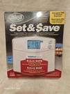 Hunter 44260 Set And Save 5+1+1 Programmable Thermostat - White. Fixed Price $27.99.