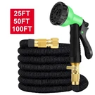 25 50 100FT Heavy Duty 3X Stronger Deluxe Expandable Flexible Garden Water Hose. Fixed Price $21.49.