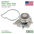 For Detroit DD13 DD15 DD16 Water Pump With Belt EA4722001601 A4712001101. Fixed Price $152.00.