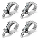 Qwork 2" T-bolt Hose Clamp Stainless Steel, Working Range 58MM 65MM For .... Fixed Price $15.44.
