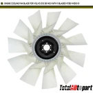 Engine Cooling Fan For Volvo D13 With 11 Blades Black Front 4735-44510-01. Fixed Price $159.99.