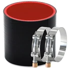 Straight Id 3" Silicone Hose Coupler, Reinforced 4-LAYER Wall 5MM With 2PCS T.... Fixed Price $15.02.
