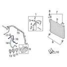 Genuine Ford Discharge Hose LC2Z-19972-B. Fixed Price $149.69.