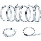 6 Pcs Stainless Steel Hose Clamps - Adjustable Worm Inch, Silver. Fixed Price $11.16.