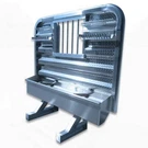 Merritt Aluminum 68 X 70 Inch Cab Rack W/ 2 Chain Hangers, Full Tray & Jail Bar. Fixed Price $2215.00.