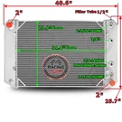 4 Row Radiator For Chevy C60 C70 C6500 C7500 Kodiak/gmc Topkick V8. Fixed Price $329.00.