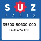35500-80G00-000 Suzuki Lamp Assy,fog 3550080G00000, New Genuine Oem Part. Fixed Price $199.48.