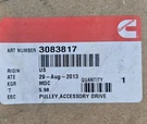 Cummins Pulley Accessory Drive 3083817 Oem Nos. Fixed Price $119.00.