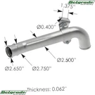 561.46546SS Radiator Pipe SS304 Replaces A0531546000, A0532828000. Fixed Price $139.95.