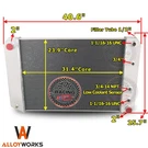 3 Row Aluminum Radiator For 91-02 Chevy Kodiak/gmc Topkick C6500 C7500 C6000. Fixed Price $279.00.