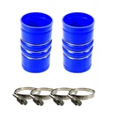 Of Silicone Blue Hump Hose With 4 Constant Tension Clamps Set 1/2" X 6 3/8". Fixed Price $37.99.