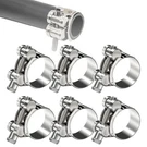 Zdwfdc 6PCS T-bolt Hose Clamps Stainless Steel Heavy 23-25MM, Silver. Fixed Price $16.27.