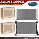 Radiator & Ac Condenser Cooling Kit For Fiat 500L 2014 2015 2016 2017-2019 1.4L. Fixed Price $202.19.