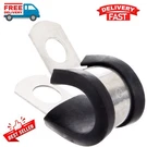 3/8" Rubber Cushioned Insulated Cable Clamp Pipe Tube Hose Clip Wire Holder 30PC. Fixed Price $18.99.