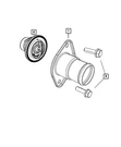 Genuine Mopar Thermostat Housing 5192057AD. Fixed Price $24.31.