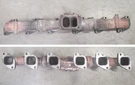 Exhaust Manifold Assembly Mack E7 Engines Match# 805063, 104GC5165M, 104GC5164M. Fixed Price $295.00.
