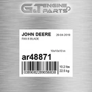 AR48871 Fan 6 Blade Fits John Deere (surplus Open Box). Fixed Price $150.98.