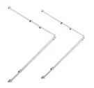 Dometic 9108694384 Polar White Universal Awning Mounting Hardware Kit Rv. Fixed Price $527.96.