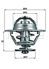 Mahle Engine Thermostat For Fiat Iveco Lancia Opel Renault Santana 78-04 568604. Fixed Price $21.51.