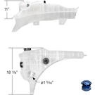 Pressurized Coolant Reservoir & Level Sensor For 2008-2017 Freightliner. Fixed Price $207.99.
