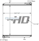 For Autocar Acxxpeditor Radiator , Co. Fixed Price $1236.01.