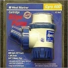 Shurflo Gyro 600 Gph Bilge Pump Marine Boat. Fixed Price $18.95.