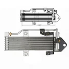 Transmission Cooler For Honda Pilot 2009 2015 3.5L V6 J35Z4 25510-RN0-003. Fixed Price $108.70.