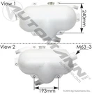 Automann 575.1084 Engine Coolant Reservoir Fits For Volvo. Fixed Price $138.70.