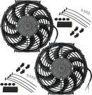 Dual 12 Inch Electric Radiator Cooling Fan Huge 180W Motor Auto Engine Car Truck. Fixed Price $159.95.